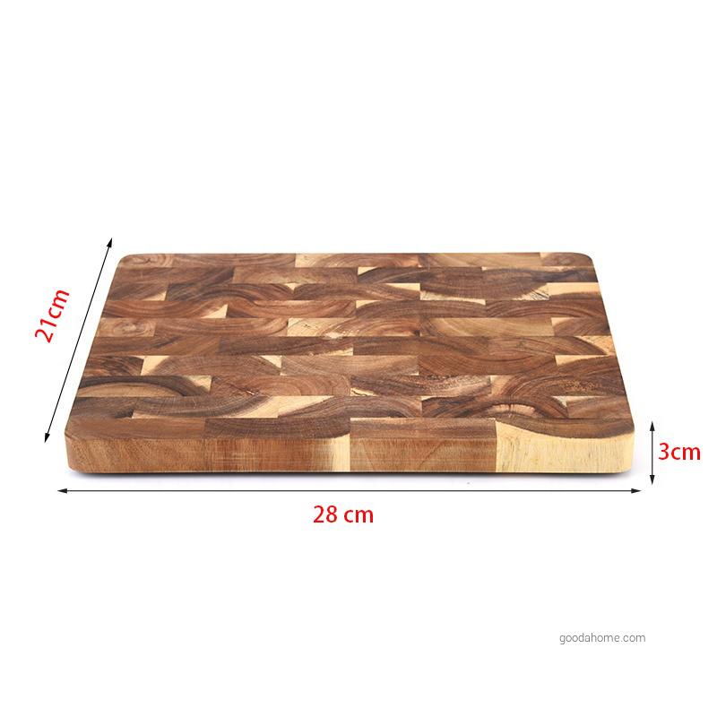 Tabla de cortar de cocina de madera de acacia
